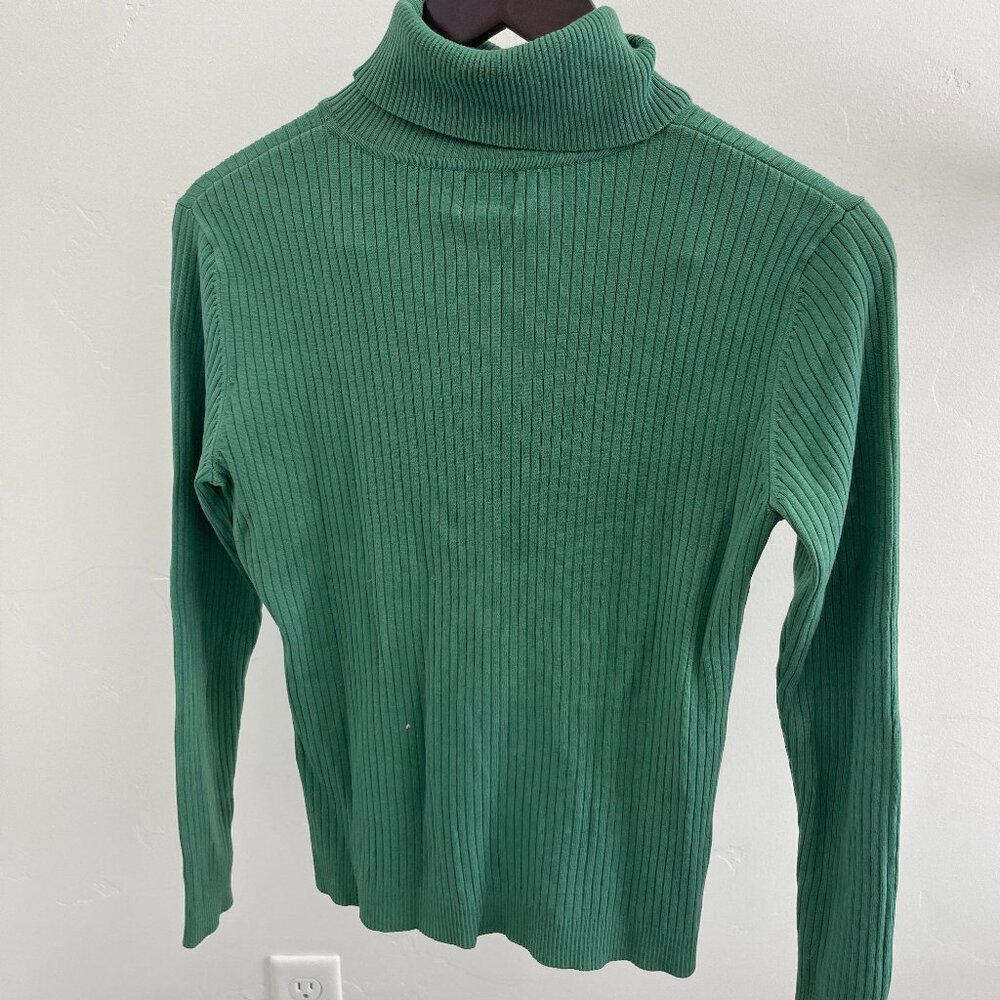Chico's Turtleneck Ribbed Sweater